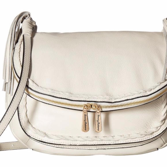 Tommy Bahama Handbags - Tommy Bahama Abaco white Messenger bag purse